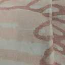 WITSHOCK Pink Rugs 9x12 for Bedroom Girls,Floral Modern Distress Print Pattern Carpet for Living Room Dining Room,Stain Resistant Anti Slip Backing Rugs for Kids Room Nursery Playroom,Light Pink