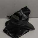 Modatope Knee High Boots for Women Low Heel Square Toe Side Zipper Fall Long Tall Boots Women Faux Leather Elastic Boots (6.5, Black Pu)