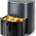 Air Fryer, 6QT Square Airfryer with Visual Window, 400F Fast Heating Air Fryers Oven with Timer, Auto-Off, Non Toxic & Non Stick, Multiple 12 Modes for Roast, Bake, Dehydrate, Fry, Reheat, 6l