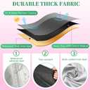 STARTWO 14FT Outdoor Trampoline Cover/Tent, Fit for 8 Curved Poles Round Trampoline, Waterproof UV-Resistant Windproof, Easy to Install, Black(Cover Only)