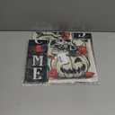 Covido Welcome Halloween Gothic Skull Decorative Garden Flag, Spooky Jack O Lantern Pumpkin Skeleton Yard Outside Decorations, Rose Flower Spider Web Outdoor Small Home Decor Double Sided 12 x 18,2pcs