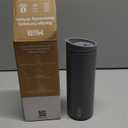 MiiR Flip Traveler 16oz - Double-Wall Vacuum Insulated with Flip Lid, BPA-Free Stainless Steel Construction, Insulated Tumbler for Hot or Cold Drinks