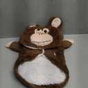 Monkey Halloween Costume Outfits for Small Dog Funny Pet Coat Jacket Clothes in Cold Weather (S(Pet 6-10LBS), Brown Monkey)