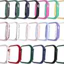20 Pcs Hooglny Hard PC Protective Case Compatible for Apple Watch Series 10 42mm, Edge Protector Bumper Cover Shell,Apple Watch Series 10 Case Color Mix Set
