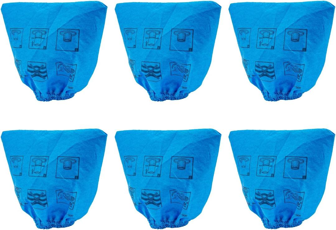 Ximoon VRC2 Cloth Filter Replacements Wet/Dry Vacuums (1.5 to 3.2 gallon) for Armor All AA155 AA255 AA255W AA256 VOM205P 0901-6 Pack