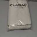 SpaceDresser Basic Rod Pocket Sheer Voile Window Curtain Panels Ivory 1 Pair 2 Panels 52 Width 96 Inch Long for Kitchen Bedroom Children Living Room Yard(Ivory,52 W x 96 L)