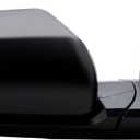 Passenger Right Side Door Mirror Power Heated Textured Black Cover Manual Folding for Toyota Tundra Sequoia 2022-2025, Standard