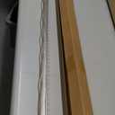 30" Chrome Framed Shower Door Replacement Drip Rail with Vinyl Sweep Door Water Deflector, Applied Mounting Tape and Screws (30Inch)