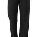 Men's Tall Classic Fit Flex Flat Front Dress Pants Formal Pants for Business & Office (38W x 36L, Black)