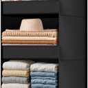 GRANNY SAYS 4-Shelf Hanging Organizer, Wall Mount, Fabric, 1-Pack