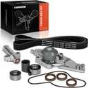 A-Premium Timing Belt Kit and Water Pump Compatible with Honda Accord 2003-2017, Pilot, Odyssey, Ridgeline & Acura MDX, RDX, RL, TL, TSX, ZDX & Saturn Vue - SOHC V6 3.0L 3.2L 3.5L 3.7L