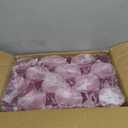 24 Pack Vintage Wine Glasses, Plastic Reusable 12 Ounce Colored Water Goblets, Unique Embossed Pattern Unbreakable Stemmed Wine Glasses High Clear Wedding Party Bar Drinking Cups Pink