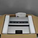 LEM Products MaxVac 250 Stainless Steel Vacuum Sealer with Built-In Bag Holder and Cutter, Silver and Black