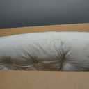 Triangular Wedge Headboard Pillows Twin XL Dorm Headboard Long Backrest Positioning Support Reading Bolster Pillow Side Pockets Wedge Pillow College Dorm Room Essentials Bed Bedroom Decor White, Twin Size: 39.4x15.7x5in