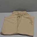 BTFBM Women's Running Sweatpants Fall Baggy Wide Leg Lounge Pants Casual Workout Joggers Pants with Pockets (XS, Beige)