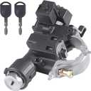 Ignition Switch Lock Cylinder with Keys - Complete Assembly 2008-2012 for Ford Escape, 2009-2011 for Focus, 2008-2011 for Mazda Tribute, 2008-2010 for Mercury Mariner, Replaces# 989-019