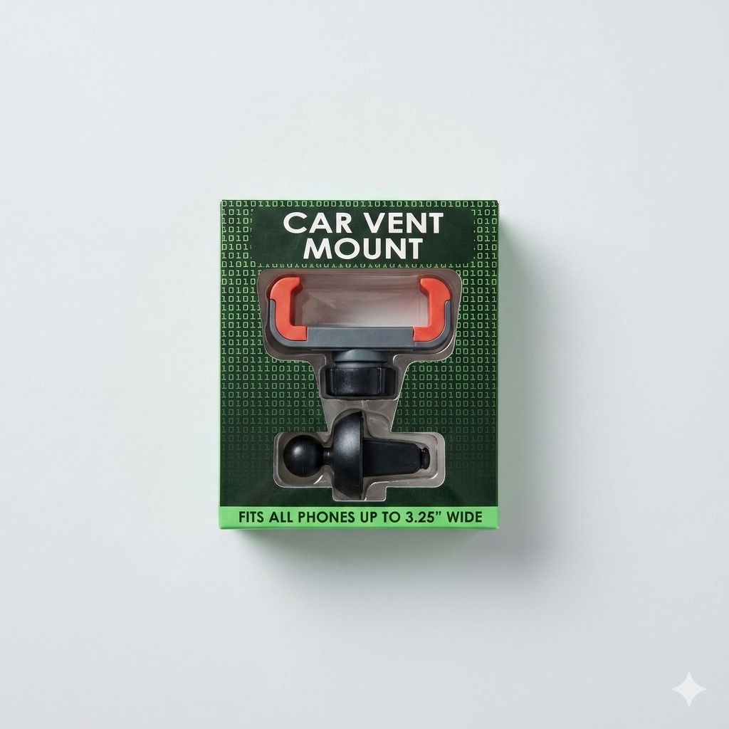 Air Vent Car Mount Cradle Stand for HTC Samsung for 360° Mobile Phone Holder
