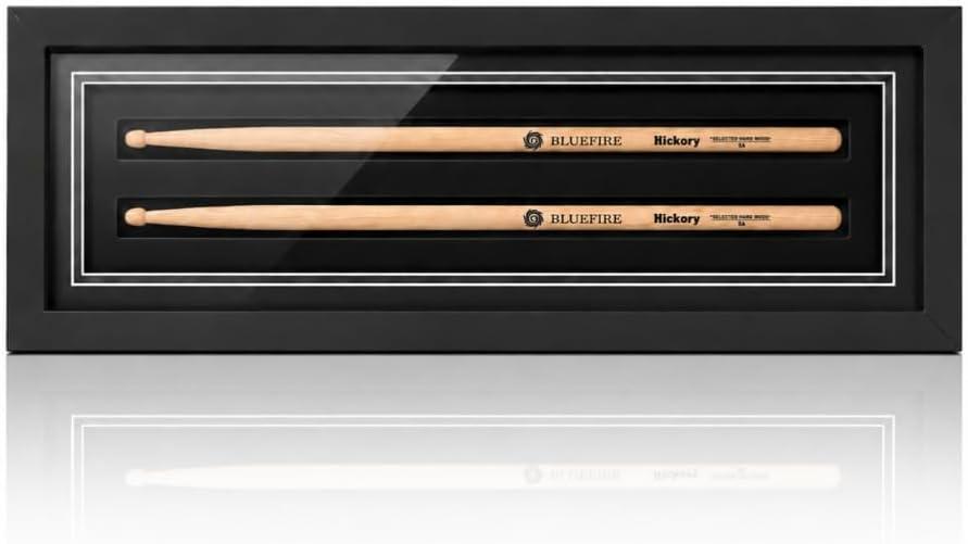 Drumstick Display Frame, 5A Drumstick Holder, Solid Wood Display Case