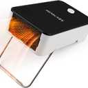 Portable Space Heater YOUCIDI Mini Desk Heater Electric Fan Air Warmer for Room/Office/Desktop Black