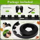 4-in-1 Landscaping Grid Kit Including 40x4 ft 2" Depth Gravel Grid 1880 Lbs Per Sq ft 33ft Garden Edging Pruning Shears Gloves with Spikes Heavy Duty Geocell for DIY Patio Walkway Driving