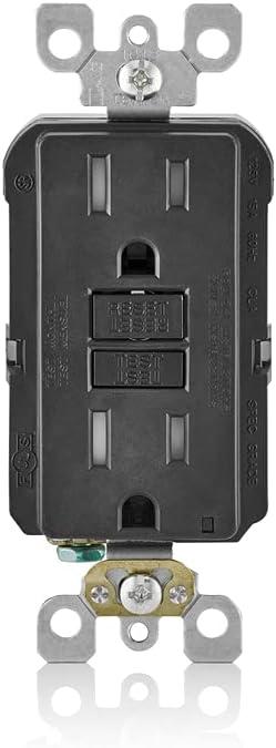 Leviton Black R05-Gftr1-0Ke 15A Tamper-Resistant, No Size