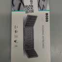 Foldable Bluetooth Keyboard Supports Up to 3 Devices, Rechargeable Wireless for iOS Android Tablet