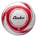 Baden Z-Series Soccer Ball – Size 3, 4, or 5 – Machine Stitched Durable Ball for Outdoor Play, Camps, Practice & Training – Cushioned Cover with Reinforced Bladder (Red, Size 5)