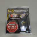 Phoenix Systems 2104-BRK V-5 Reverse Brake and Clutch Bleeder (Includes 5 Pack of Brake Fluid + coolant Test Strips), One Person, Fits All Makes and Models