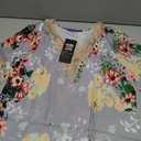 IRISGOD Womens 3/4 Length Sleeve V Neck Tops Dressy Casual Chiffon Blouse Summer Floral Bohemian 2025 Tredny Shirts, Medium