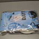 Blue Halloween Birthday Decorations,198pcs Ghost Party Decorations Tableware Happy Boo Day Plates Napkins Cups Tablecloth Banner Swirls,Topper,Balloon for boy Halloween Party Decorations,Serve 24