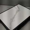 Folding TV Trays Foldable Dinner Tray Table Adjustable Height Food Snack Eating Couch Side Table Study Aluminum Portable Sofa Tray End Table for Outdoor Indoor Camp Pinic Bed Couch Living Room(Marble)