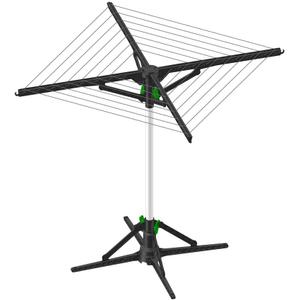Rotating Cloth Dryer Electric Drying Rack with 2-Hour Auto Shut-Off | Foldable, Lightweight, 20kg Max Load | 120-Minute Timer | 18V DC Power | Indoor Clothes Drying Solution