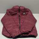 Reebok Mens Puffer Jacket - Lightweight Quilted Glacier Shield Plus Size Puffer Jackets for Men - Insulated Mens Winter Coats (Medium, Classic Maroon)