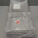 Criusia 6 Pcs Large Size Clear Drawer Organizer Set, Acrylic Non Slip Non Cracking Kitchen Drawer Storage Tray Divider, Multifunctional Storage for Cosmetics, Bathroom, Tools, Kitchen and Office