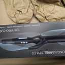 Bio Ionic Long Barrel Curling Iron with Moisture Heat Technology & NanoIonic MX Versatile Curling Wand - Multiple Barrel Sizes for Tight, Classic, Loose & Soft Curls 1.25 Inch (Loose Curls), Black 