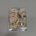 Lot of Bling Designer Decoration Charms, Luxury Fashion Trendy Rhinestone Jewelry Accessories for Women Girls (Metal)