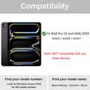 Keyboard Case for iPad Pro 13 Inch (M4) 2024 [Magnetic Detachable Wireless Keyboard][Support 3 System] Flip Stand Case with Pencil Holder for iPad 13 Pro 2024 (M4), Black