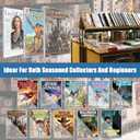 Silver Age Comic Book Top Loaders 10ct Comics Storage Protector Sleeves Plastic Rigid Holder Crystal Clear Protection for Current Modern Comic Book Collectors Storage Display