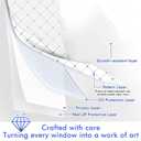 SOMWISE Frosted Window Privacy Film, Day and Night, Static Cling, 23.5X 78.5