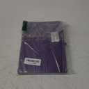 Eccolo Hardbound Writing Journal, Cool Jazz, 192 Pages of Cream Lined Paper with Elastic Band Closure, Lay Flat Design, Interior Gusset Pocket and Double Bookmarks (Eggplant, 7.25-x-9.6 Inches)