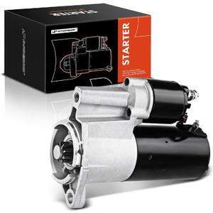 A-Premium Starter Motor Compatible with Audi Q7 2007 & Volkswagen Touareg 2004-2006 & Porsche Cayenne 2004-2006 2008-2010, 3.2L 3.6L 4.2L, 12V 1.7KW 9 Teeth Clockwise, Replace# 410-24080