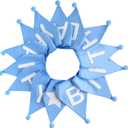 GCQQ Blue Happy Birthday Banner 14PCS Double-Layer Cotton Fabric Bunting 11.2FT Reusable Pennant Nursery Garlands with Pom Poms for Kids Boy Birthday Party Baby Shower Winter Wonderland Decorations