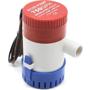 Marine Submersible Boat Rule Bilge Water Pump 750 GPH 12V 3/4 inch Hose Outlet for Boats