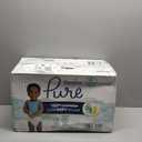 Pampers Pure Baby Diapers, Size 4 (22-37 lbs), 108, Up to 100% Leakproof, Premium Hypoallergenic Soft Diapers