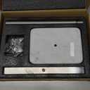 Hand Towel Holder Stand, T-Shape Hand Towel Rack for Bathroom, Hand Towel Stainless Steel for Kitchen Vanity Countertop, Marble Base Brushed Adjustable 9.06" -17.68" (Silver)