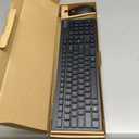 Lenovo Essential Wireless Combo Keyboard & Mouse Gen 2 US English, 2.4 GHz Wireless USB Connection, AES-128 Encryption for the Keyboard, Full-Size Right or Left Hand Optical Sensor Mouse, Black