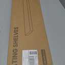 Fun Memories Rustic Wood Floating Shelves for Wall, Space-Saving Wall Mounted Shelves for Bathroom, Bedroom, Living Room and Kitchen, Stylish Storage & Display (Set of 2, Oak, 48 in)