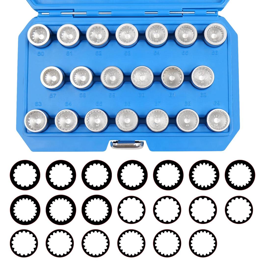 20PCS Wheel Lock Nut Key Kit for Porsche VW Touareg, Anti-Theft Lug Nut Removal Tool and Screw Remover