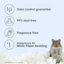 Kaytee Clean & Cozy White Paper Bedding, Made for Small Animals, 100 Liters, Pack of 2