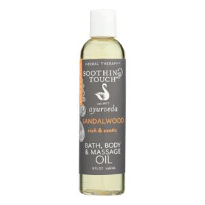 Soothing Touch W67366S Bath and Body Oil Sandalwood, 8-Ounce